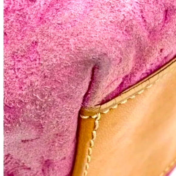 Pink Celine Suede Bag - Picture 10 of 12